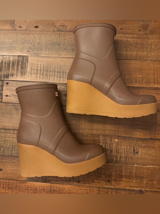 Hunter Shoes - HUNTER Wedge Rain‎ Booties